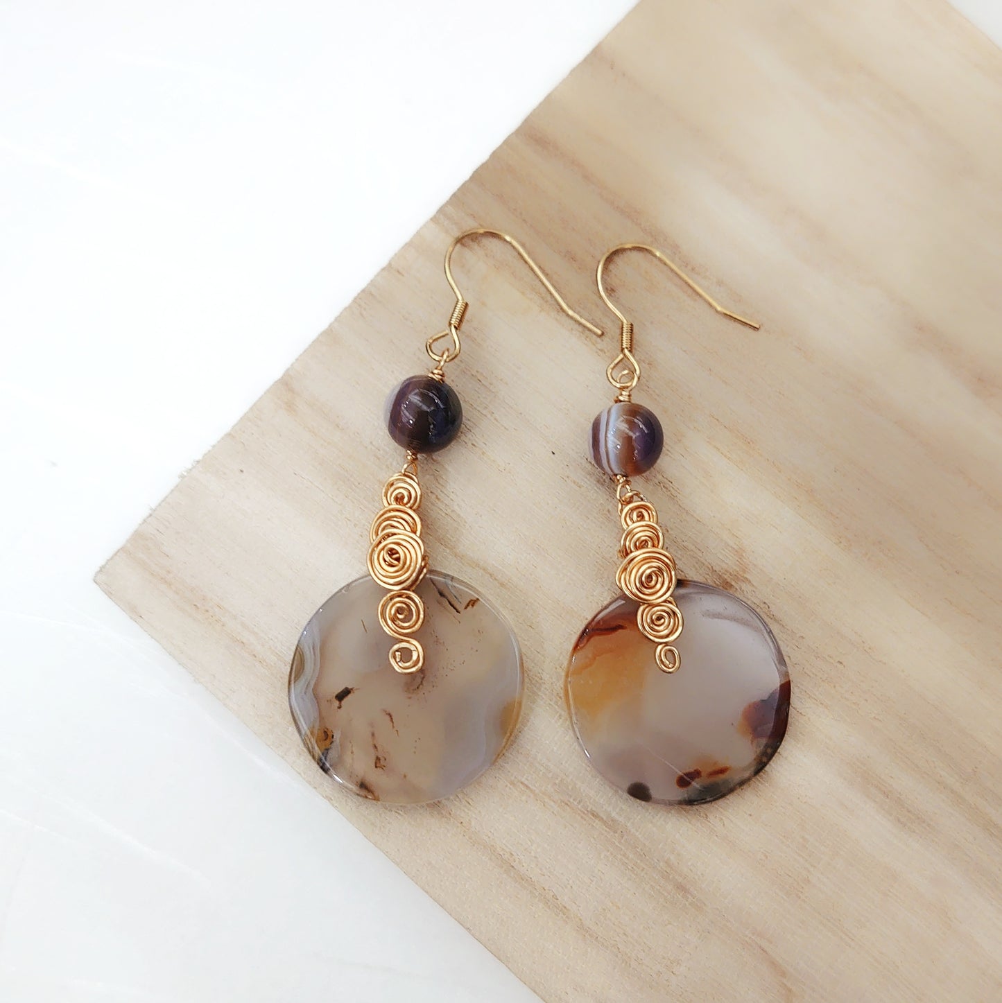 I Am Safe And Balanced: The Agate Dangles