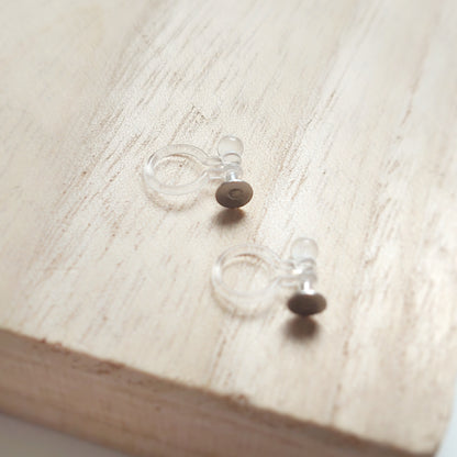 Black Rutilated Quartz Studs