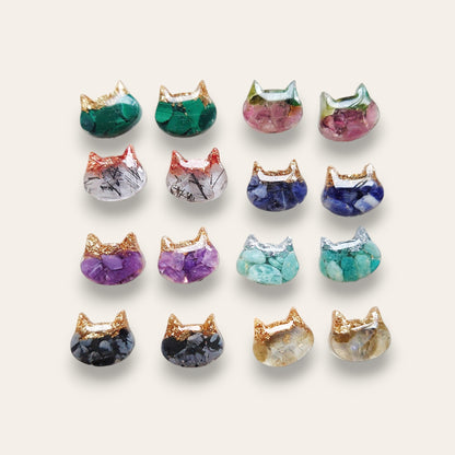 Classic Cat Studs [Made to Order]