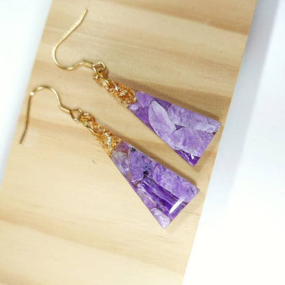 Charoite Classic Dangles