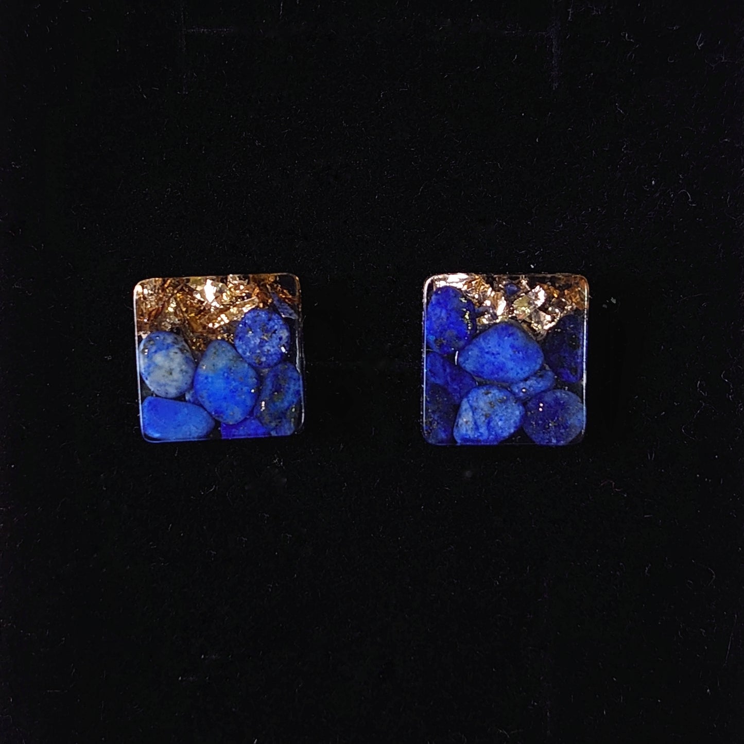 Lapis Lazuli Square Studs